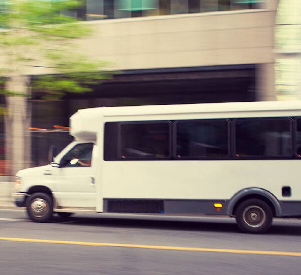 Shuttlebus in Motion